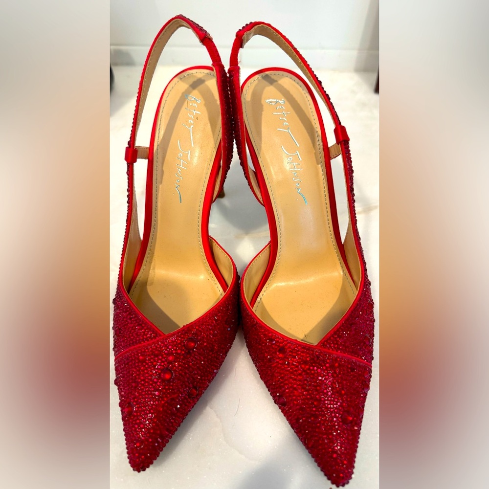 Betsey Johnson SB Rocky Ted Heels size 6.5. Barely worn
